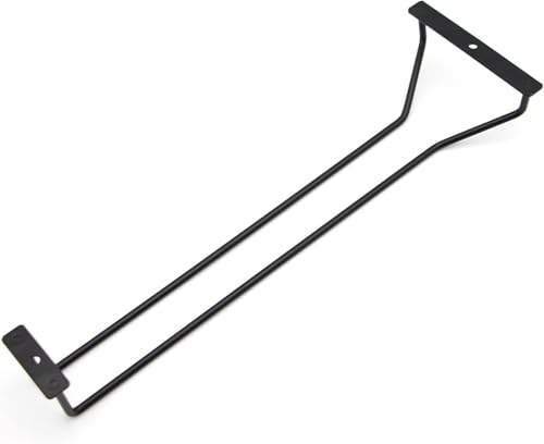 14 Inch Black Wine Glass Rack (4 Count)