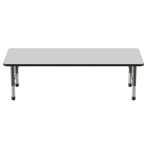 FDP 30" x 72" Rectangle Table with Chunky Legs