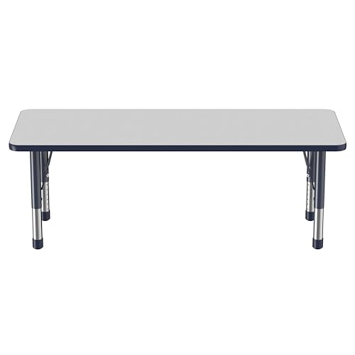FDP 24" x 60" Rectangle Table with Chunky Legs