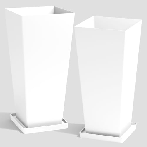 Garden Large 28 in.Tall Planters Set of 2 for Indoor and Outdoor (2 Count)
