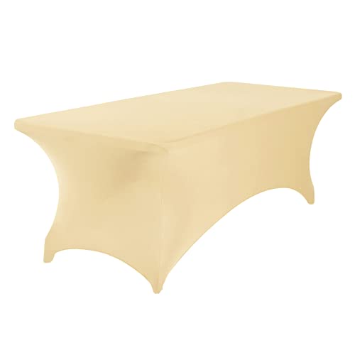 2Pack Spandex Waterproof Table Covers 8ft (2 Count)