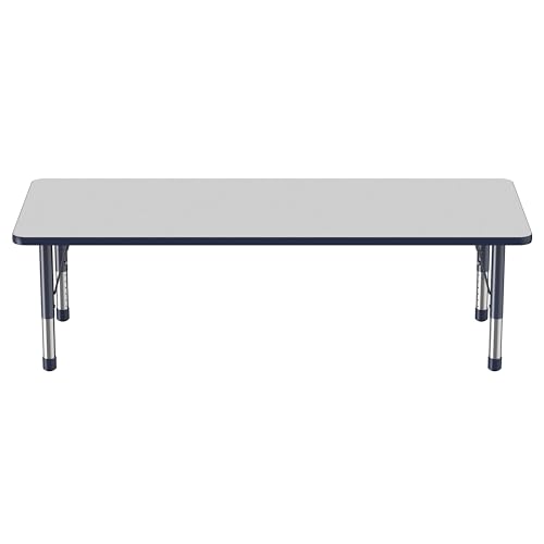 FDP 30" x 72" Rectangle Table with Chunky Legs