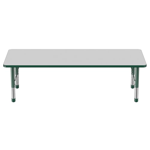 FDP 30" x 72" Rectangle Table with Chunky Legs