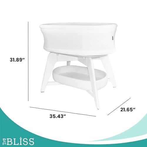 Evi Smart Baby Bassinet Beside Sleeper with Auto