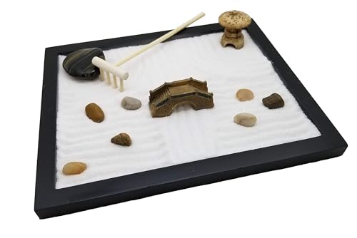 Zen Sand Garden for Desk with Rake