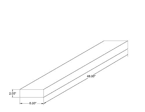 48 Inch Wooden Floating Shelves for Wall