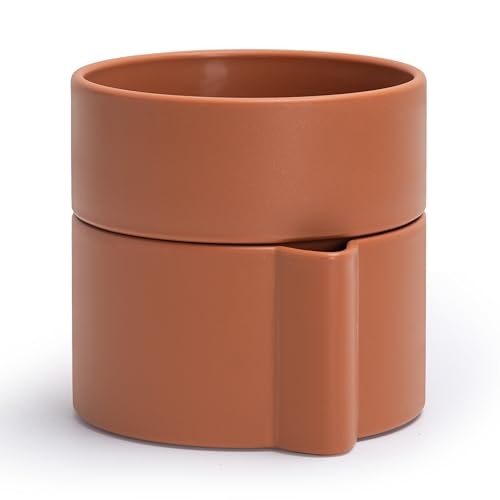 8 Inch Self Watering Planter Pot with Terracotta Insert