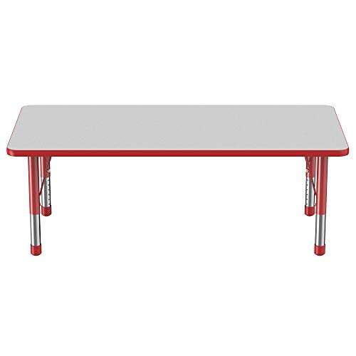 FDP 30" x 60" Rectangle Table with Chunky Legs