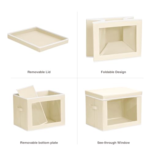 Fabric Storage Bins with Lids (3 Count)