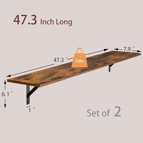 Long Wall Shelves (2 Shelves)