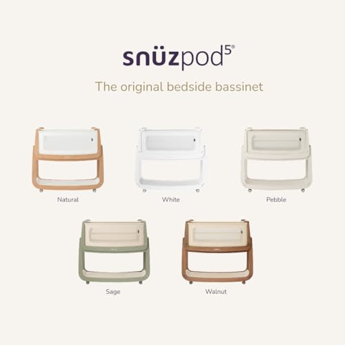 SnuzPod 5 Bedside Bassinet with Mattress