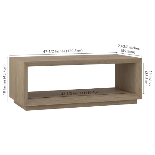 48" Modern Coffee Table