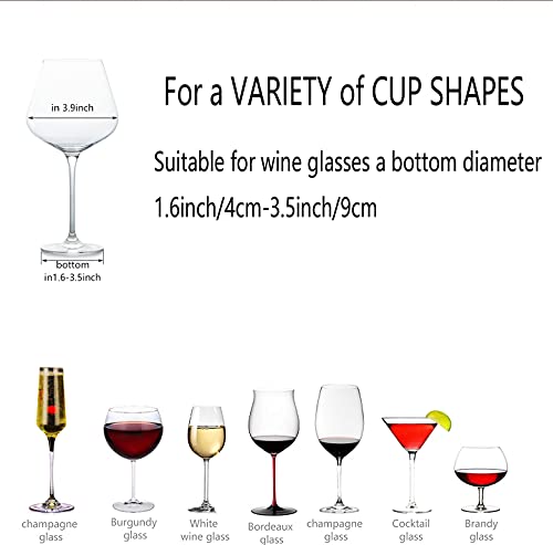 Gold Wine Glass Rack Stemware Holder Wine Glass Holder Wine Glass Hanger 11.8 Inch Long 3 Rows