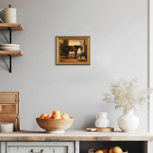 Vintage Gold Framed Wall Art for Home Decor