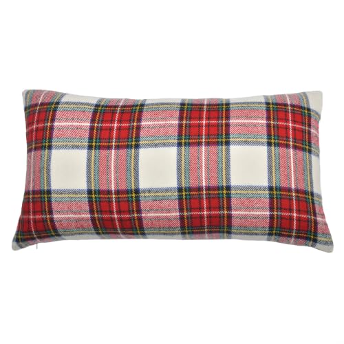 Let It Snow Christmas Decor Velvet Decorative Rectangle Throw Lumbar Waist Pillow Case Cushion Cover for Couch Living Room 12X24 inches