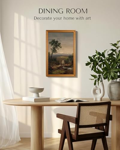 Vintage Large Framed Wall Art for Living Room