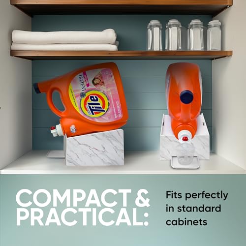 Liquid Laundry Detergent Dispenser Holder with Drip Tray