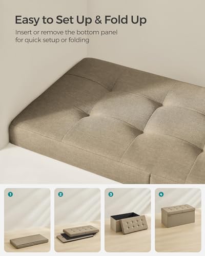 30 Inches Storage Ottoman