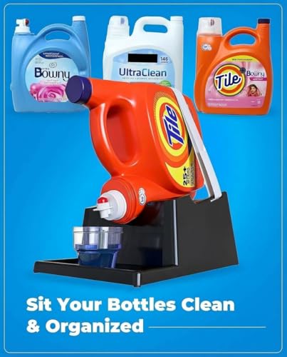 Liquid Laundry Detergent Holder Stand with Drip Tray (2 Count)