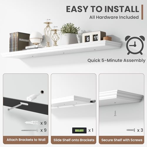 Floating Shelves for Wall (48 Ounce)