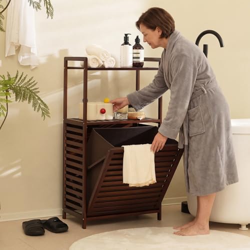 Tilt Out Laundry Hamper with 2 Tier