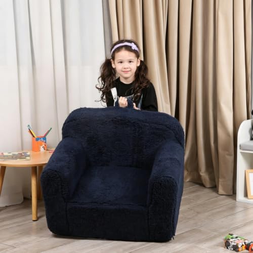 Kids Snuggly Soft Sherpa Chair
