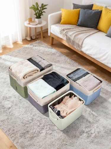 1 Pack Fabric Closet Storage Bins for Shelves