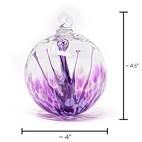 Luke Adams Handmade Glass Gazing Balls for Garden