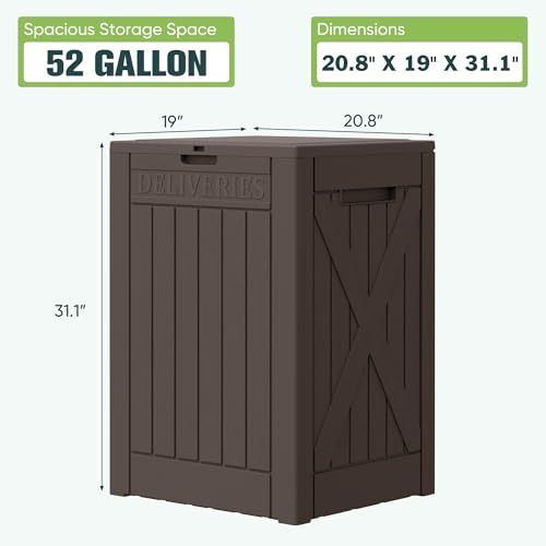 52 Gallon Large Outdoor Package Delivery Box