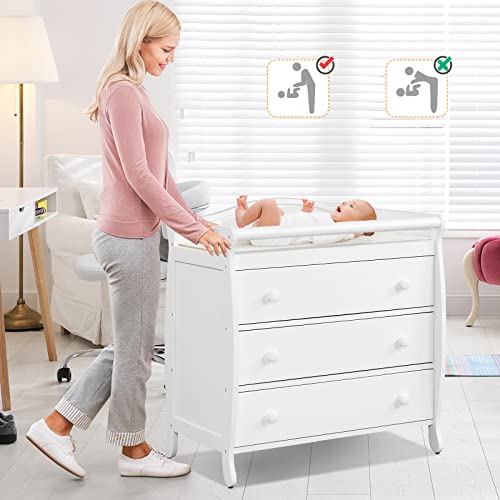 3 Drawer Changing Table