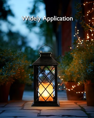 2 Pack 13'' Copper Solar Lanterns (2 Count)