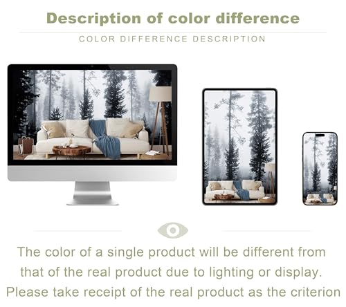 Misty Forest Wallpaper Foggy Snow Pine Wall Mural