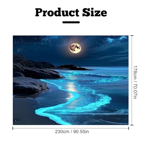 Nature Tapestry Forest Tree Sea Cave Wall Hanging