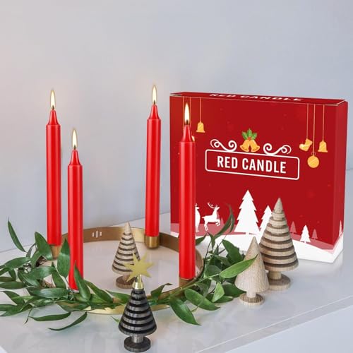 Red Candles Set of 40 (12 Count)