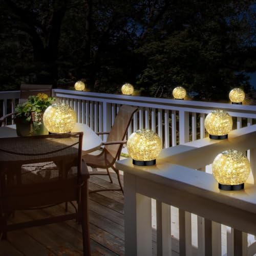 4 Pack 3.9" Solar Garden Lights Outdoor Waterproof (4 Count)