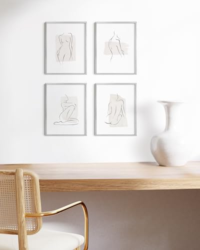 8.5x11 Silver Metal Picture Frames