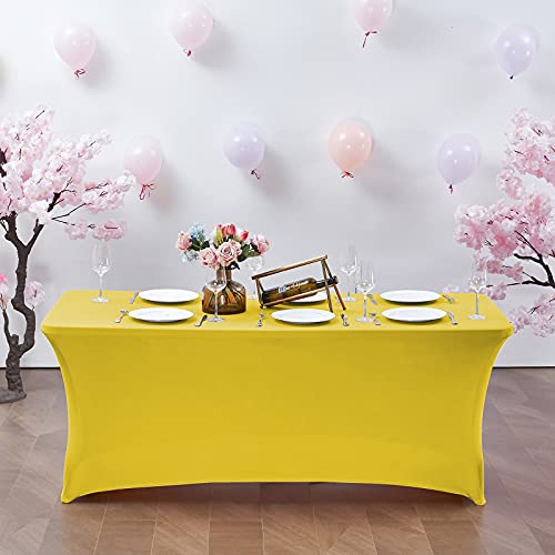 6FT Stretch Spandex Fitted Tablecloth