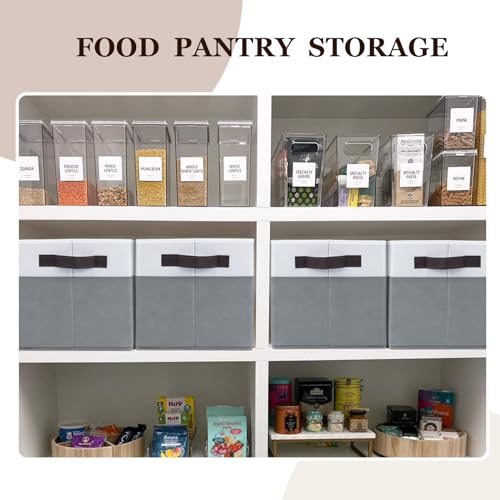 12 Pack Large Storage Baskets for Shelves (12 Count)