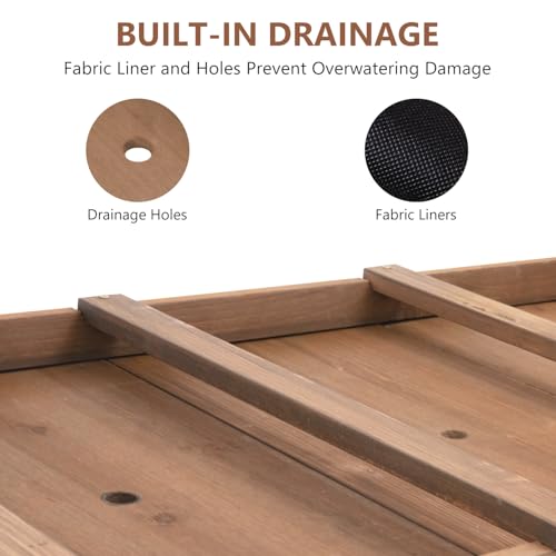 Raised Garden Bed with Legs Outdoor