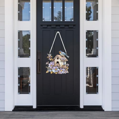 DIY Birdhouse Diamond Painting Hanging Ornament