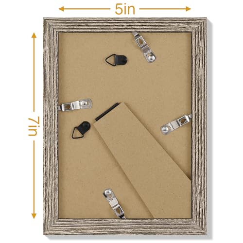 5x7 Picture Frames Set of 9 (9 Count)
