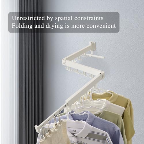 Wall Mounted Clothes Drying Rack Tri