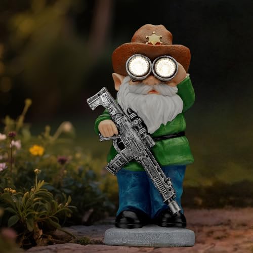 Funny Garden Gnomes Statue Outdoor Decor