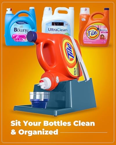 Liquid Laundry Detergent Holder Stand with Drip Tray