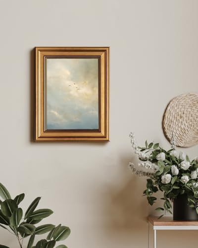 Vintage Gold Framed Wall Art for Living Room