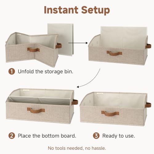 Closet Storage Bins Trapezoid (3 Count)