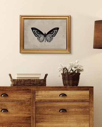 Vintage Gold Framed Wall Art for Halloween
