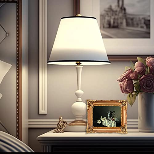 5x7 Vintage Picture Frame with Embossed Flower Design