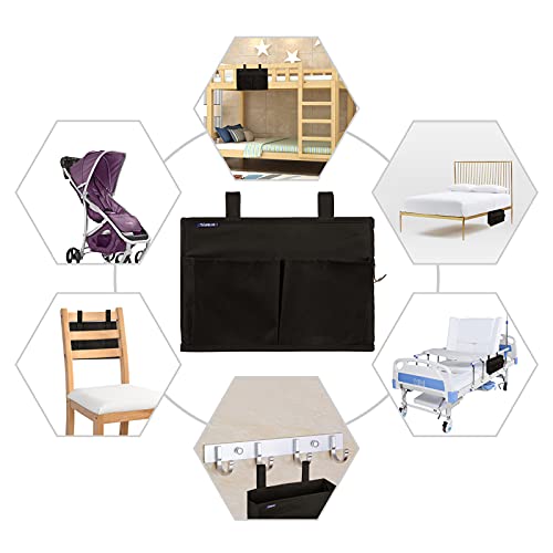 Caddy Hanging Organizer Bedside Storage Bag for Bunk and Hospital Beds
