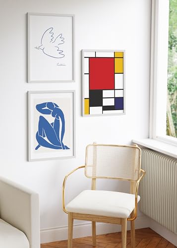 20x30 White Aluminum Frame Set of 3